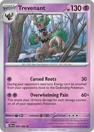 Trevenant 039/086 Chaos Rising