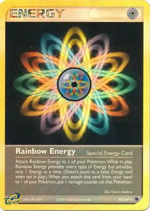 Rainbow Energy 95/109 EX Ruby & Sapphire