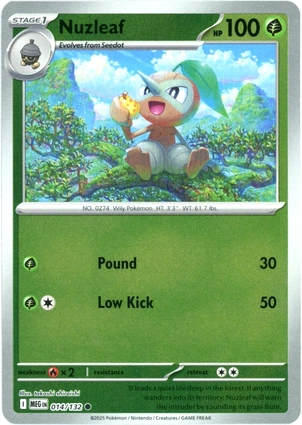 Nuzleaf 014/132 Mega Evolution