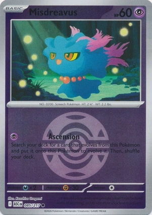 Misdreavus 085/217 Ascended Heroes
