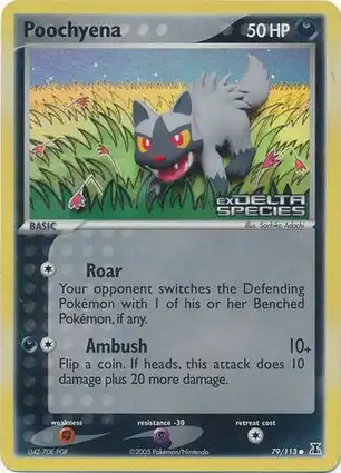 Poochyena 79/113 EX Delta Species