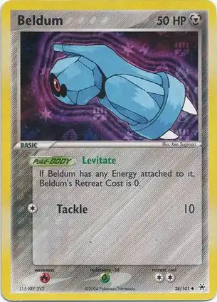 Beldum 28/101 EX Hidden Legends