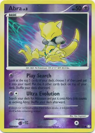 Abra 69/123 Mysterious Treasures