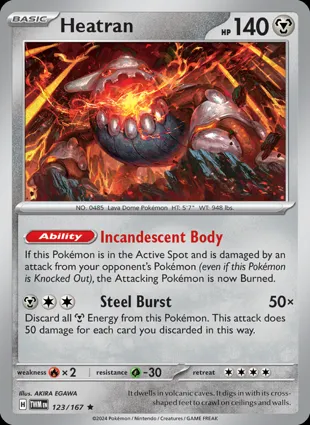 Heatran 123/167 Twilight Masquerade