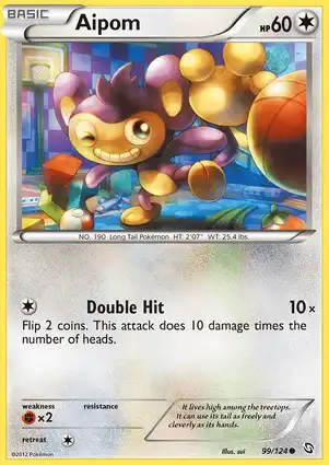 Aipom 99/124 Dragons Exalted