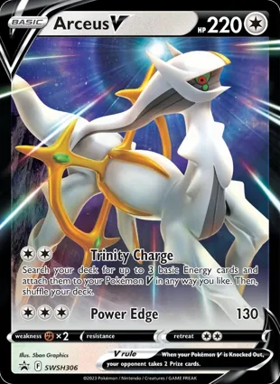 Arceus V SWSH306 Sword & Shield Promos