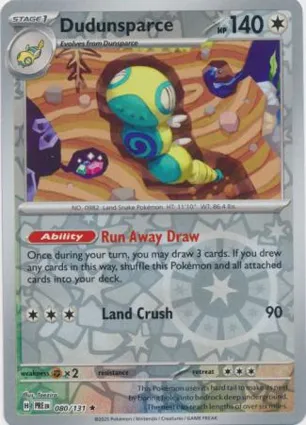 Dudunsparce 080/131 Prismatic Evolutions