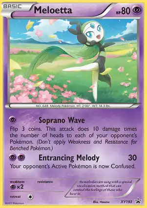 Meloetta XY193 XY Promos