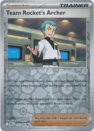 Team Rocket's Archer 170/182 Destined Rivals