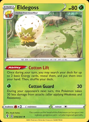Eldegoss 016/203 Evolving Skies