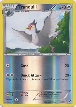 Tranquill 85/114 Black & White