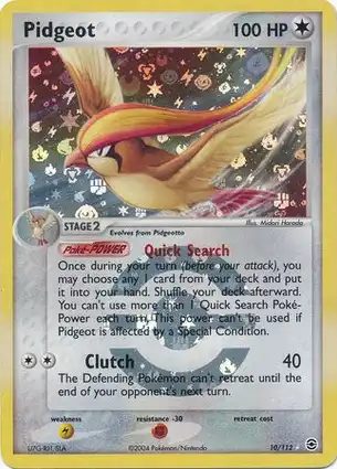 Pidgeot 10/112 EX FireRed & LeafGreen