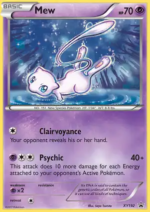 Mew XY192 XY Promos