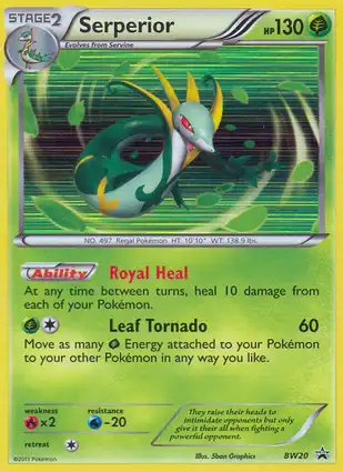 Serperior BW20 Black & White Promos