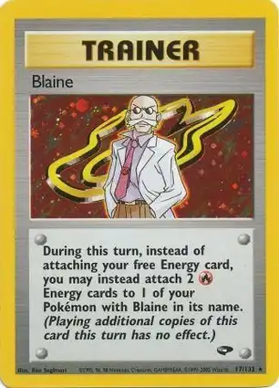 Blaine 17/132 Gym Challenge