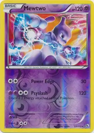 Mewtwo 53/113 Legendary Treasures