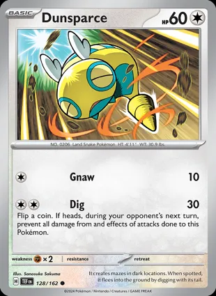 Dunsparce 128/162 Temporal Forces