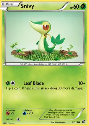 Snivy 2/114 Black & White