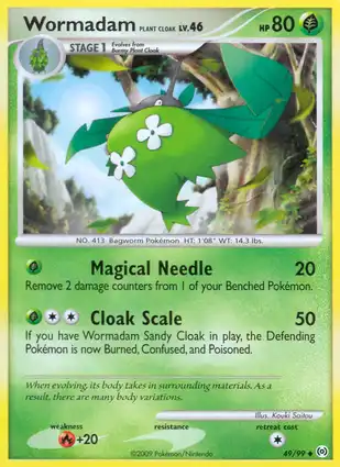 Wormadam Plant Cloak 49/99 Arceus