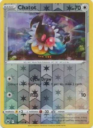 Chatot 112/159 Crown Zenith
