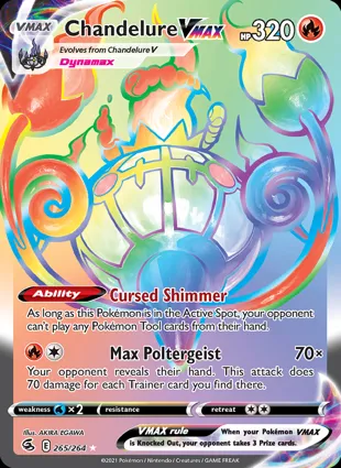 Chandelure VMAX 265/264 Fusion Strike