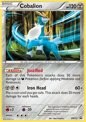 Cobalion BW72 Black & White Promos