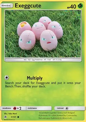 Exeggcute 1/131 Forbidden Light