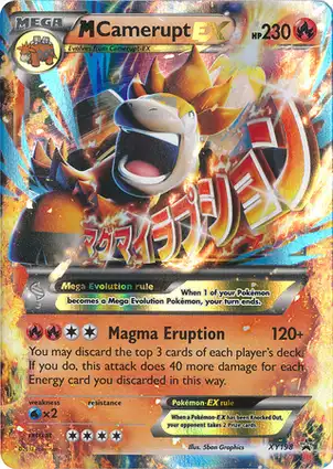 Mega Camerupt EX XY198 XY Promos