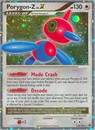 Porygon-Z LV.X 100/100 Majestic Dawn