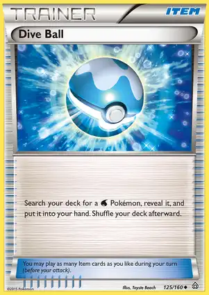 Dive Ball 125/160 Primal Clash