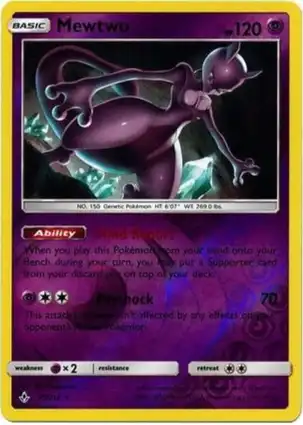 Mewtwo 75/214 Unbroken Bonds