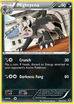 Mightyena 54/119 Phantom Forces