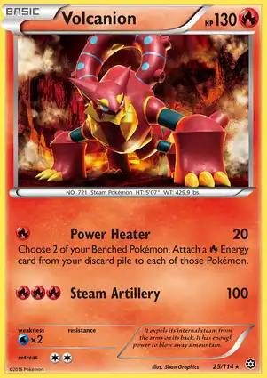 Volcanion 25/114 Steam Siege