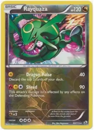Rayquaza 93/113 Legendary Treasures