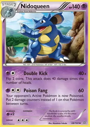 Nidoqueen 68/160 Primal Clash