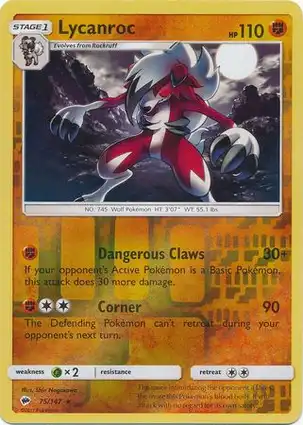 Lycanroc 75/147 Burning Shadows