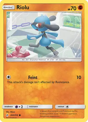 Riolu 102/214 Unbroken Bonds