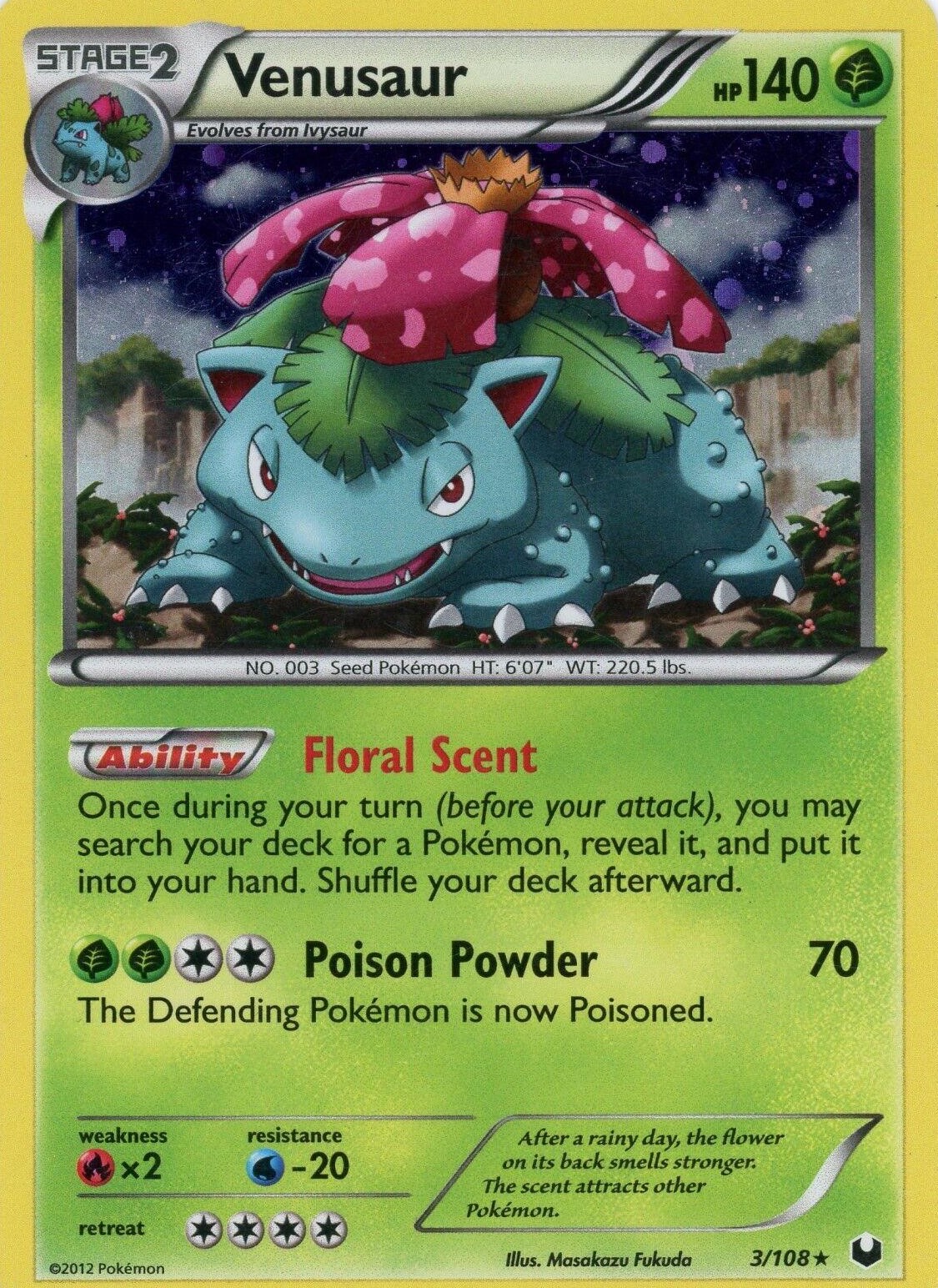 Venusaur 3/108 Dark Explorers