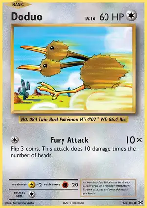 Doduo 69/108 Evolutions