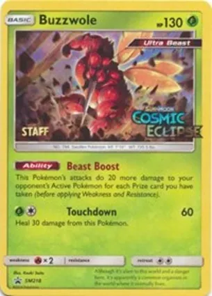 Buzzwole SM218 Sun & Moon Promos