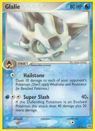 Glalie 13/106 EX Emerald