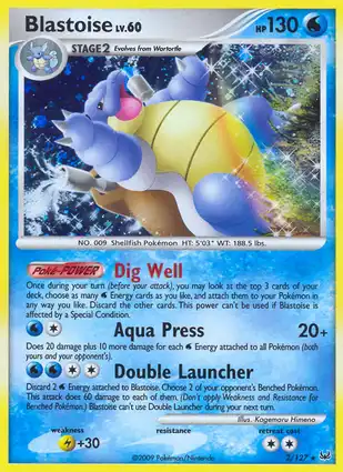 Blastoise 2/127 Platinum