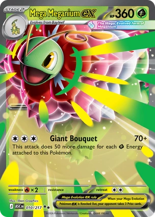 Mega Meganium ex 010/217 Ascended Heroes
