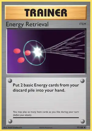 Energy Retrieval 77/108 Evolutions