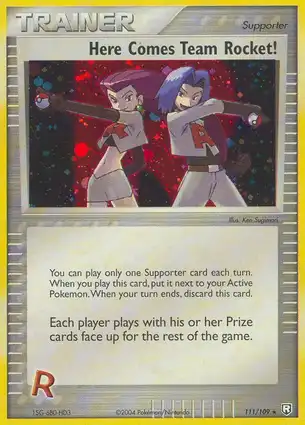 Here Comes Team Rocket 111/109 EX Team Rocket Returns