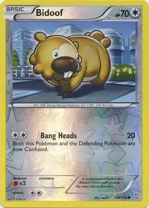 Bidoof 106/124 Dragons Exalted
