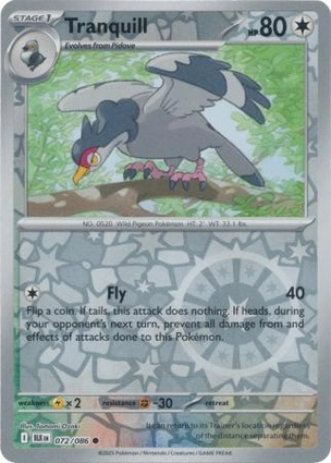 Tranquill 072/086 Black Bolt