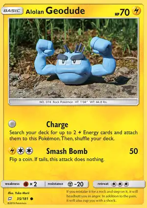 Alolan Geodude 35/181 Team Up