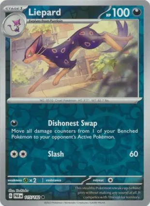 Liepard 115/182 Paradox Rift