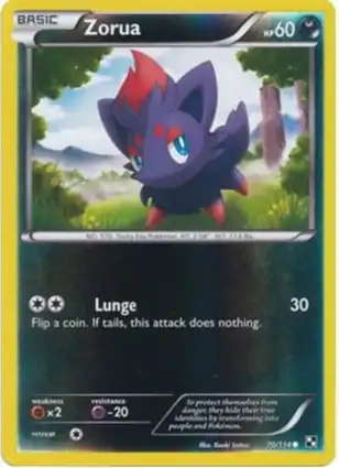 Zorua 70/114 Black & White